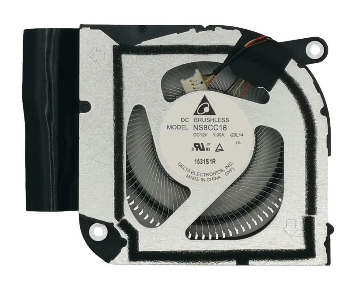 New Laptop GPU Cooling Fan for Acer Predator Helios 300 PH317-55 Triton 14 PT14-51 DC28000W5D0 NS8CC18-20L14 23.QB6N2.002 GPU Graphics VGA Video Cooling Fan 12V