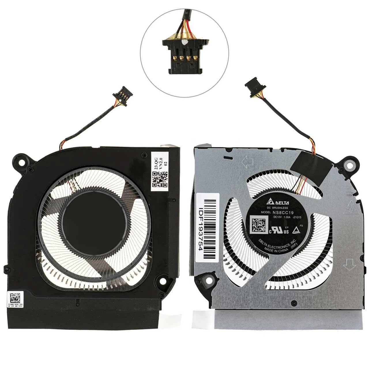 Acer Laptop CPU Cooling Fan for Nitro AN517-55 Predator Helios PH315-55 PH317-56 NS8CC19-21G13 23.QGVN2.002 New CPU Processor Cooling Fan DC12V Metal Blades