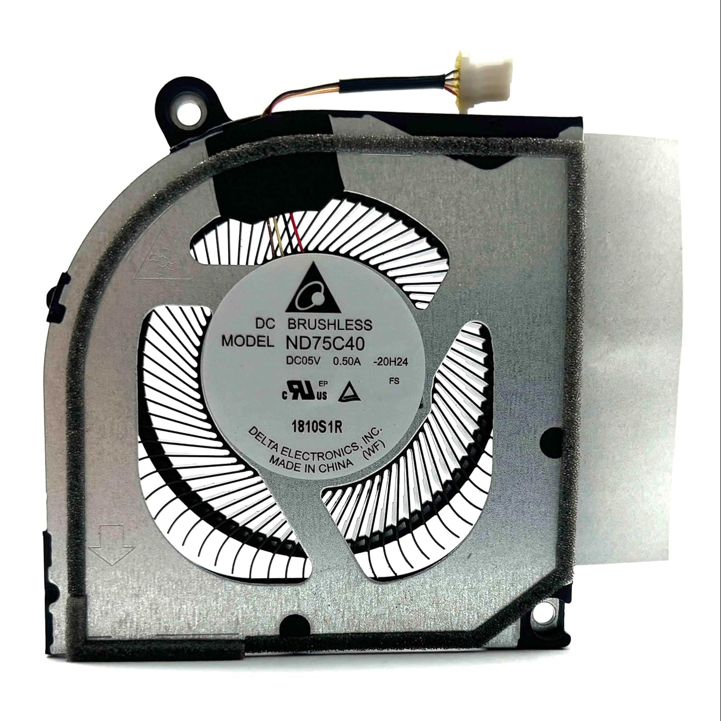 New Laptop CPU Processor Cooling Fan for Acer Predator Triton 14 PT14-51 300 SE PT314-52S ND75C40-20H24 ND75C40-21K09 23.QHMN7.001 DC5V (Not 12V)