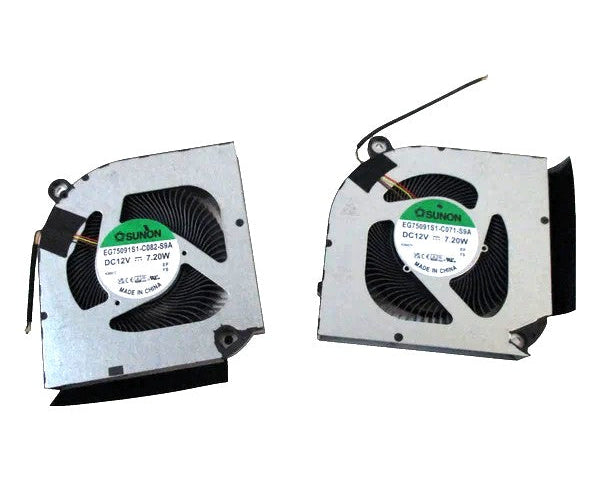 New Laptop CPU and GPU Graphics Cooling Fans for Acer Nitro AN71-71 AN71-72 EG75091S1-C071-S9A EG75091S1-C082-S9A 23.QJFN7.005 DC12V
