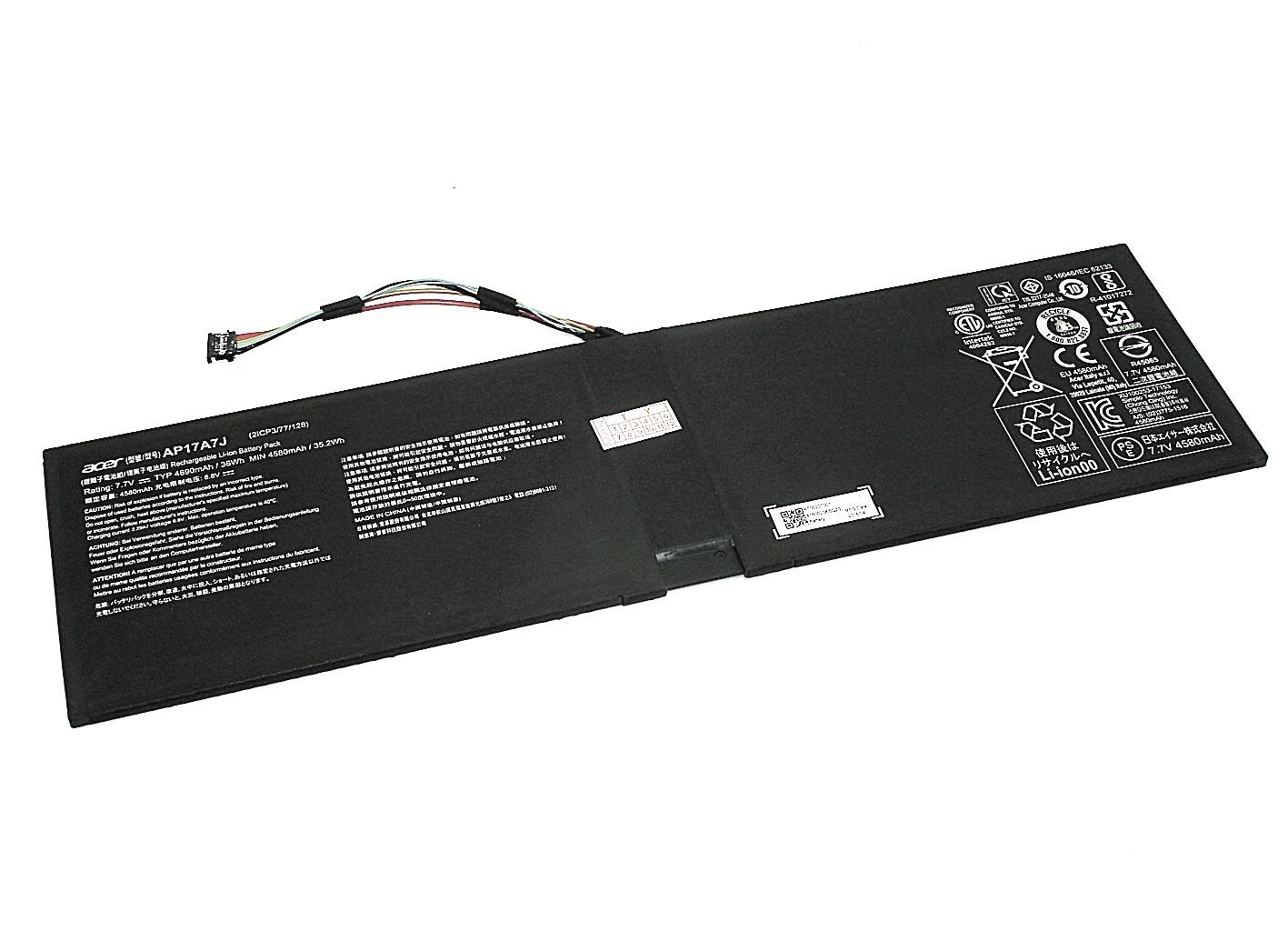 Acer Battery Pack for Swift 7 SF714-51T - AP17A7J 2ICP3/77/128 Genuine