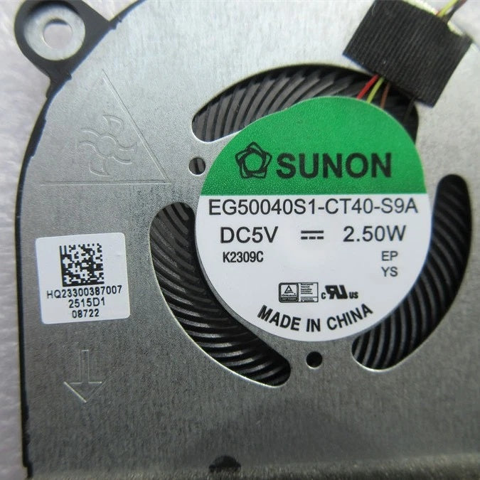 Acer Laptop Right Side Cooling Fan for Swift 5 SF514-56T N21H2 EG50040S1-CT40-S9A HQ23300387007 New Shorter Cable DC5V