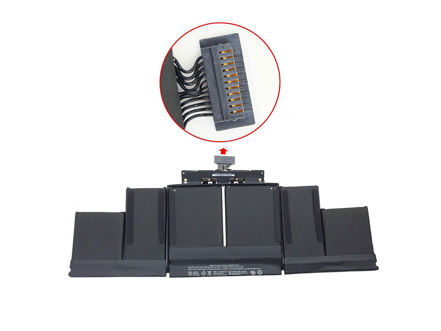 New Genuine Laptop Battery Pack for Apple MacBook Pro Retina 15" A1398 ME293 ME294 2013-2014 020-8150 661-8311 A1494 Original 95Wh 11.26V11.26V