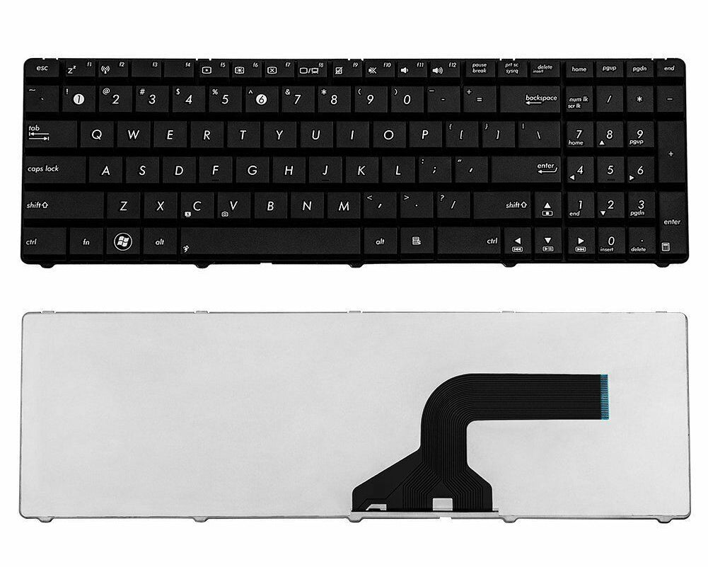 New Laptop US Keyboard for ASUS A52 A52B A52D A52DR A52DY A52F A52J A52JB A52JC A52JE A52N A53 A53BR A53E A53SK A53TA A53Z A54 A54C A54H A54HR A54HY A54LY A73E B53 B53E B53F B53J B53S F50 F50GX F50N F50Q F50SF F50SV F50SL F50Z F70 F70SL G51 G51J G51JX G51V G51VX G53 G53J G53FD G53JW G53S G53SW G53SX G60 G72 G72GX G73 G73JH K52 K52D K52DE K52DR K52DY K52F K52J K52JB K52N K52S K53 K53BY K53E K53S K53SC K53SD K53SJ K53SD K53SK K53SM K53SV K53U K53X K53Z K55N K73 K73B K73E K73M K73S K73SD K73SJ K73SM K73SV K73Y