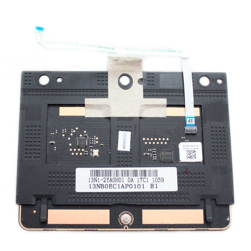 New Laptop Touchpad Trackpad for ASUS ZenBook 14 UX430 UX430U UX430UA UX430UAR UX430UQ UX430UN U4100U 13NB0EC1AP0101 13N1-2YA0H01 Module with Fingerprint Reader Grey/Silver