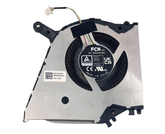 New Laptop GPU Cooling Fan for ASUS StudioBook Pro 16 OLED H5600 H7600 W5600 W7600 W7600Z3A 13NB0XC0P01011 13NB0UP0P01011 DQ5DC88E009 DFSCK22D05883B FPGD DC12V