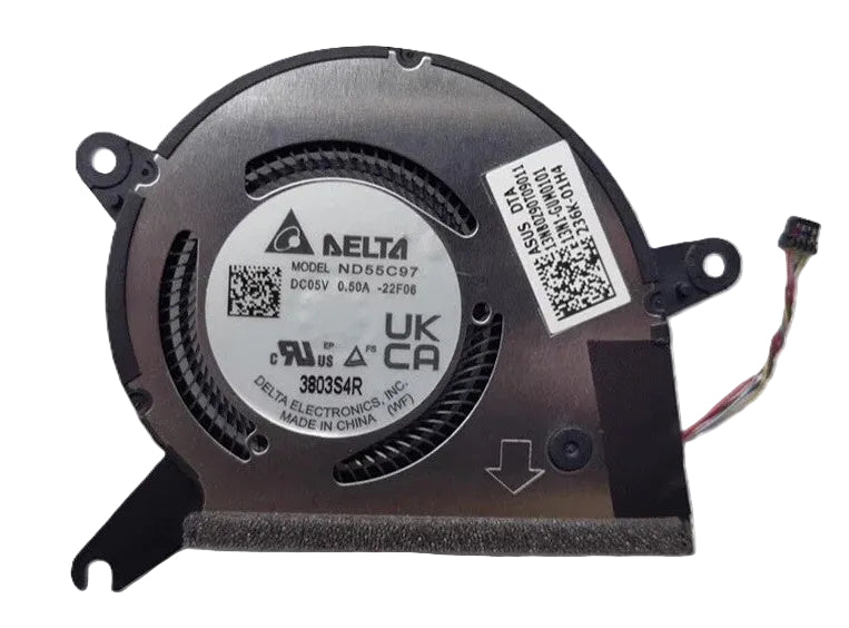 New Laptop CPU Cooling Fan for ASUS ZenBook S 13 OLED UX5304 UX5304V UX5304VA Deluxe X13 2023 13NB0Z90T09011 ND55C97-22F06 13N1-GUM0101 DC5V (Not 12V)