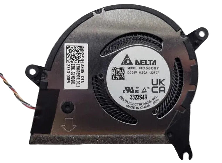 New Laptop GPU Cooling Fan for ASUS ZenBook S 13 OLED UX5304 UX5304V UX5304VA Deluxe X13 2023 13NB0Z90T10011 ND55C97-22F07 13N1-GUM0201 DC5V (Not 12V)