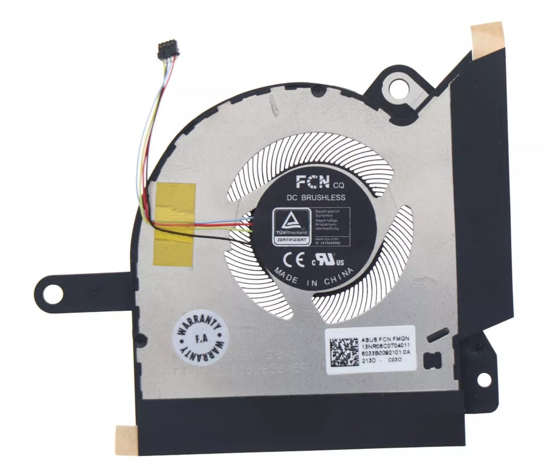 New Laptop GPU Cooling Fan for ASUS ROG Flow X13 GV301QC GV301QC-K6024T GV301QC-K6123T GV301QH GV301QH-K5228T GV301QE GV301QE-K6149T / ROG Studio Flip 13 PV301QH PV301QH-K6004R 13NR06C0T04011 6033B0092101 DFS5K223052838 FMQN Graphics VGA Video Cooling Fan DC5V