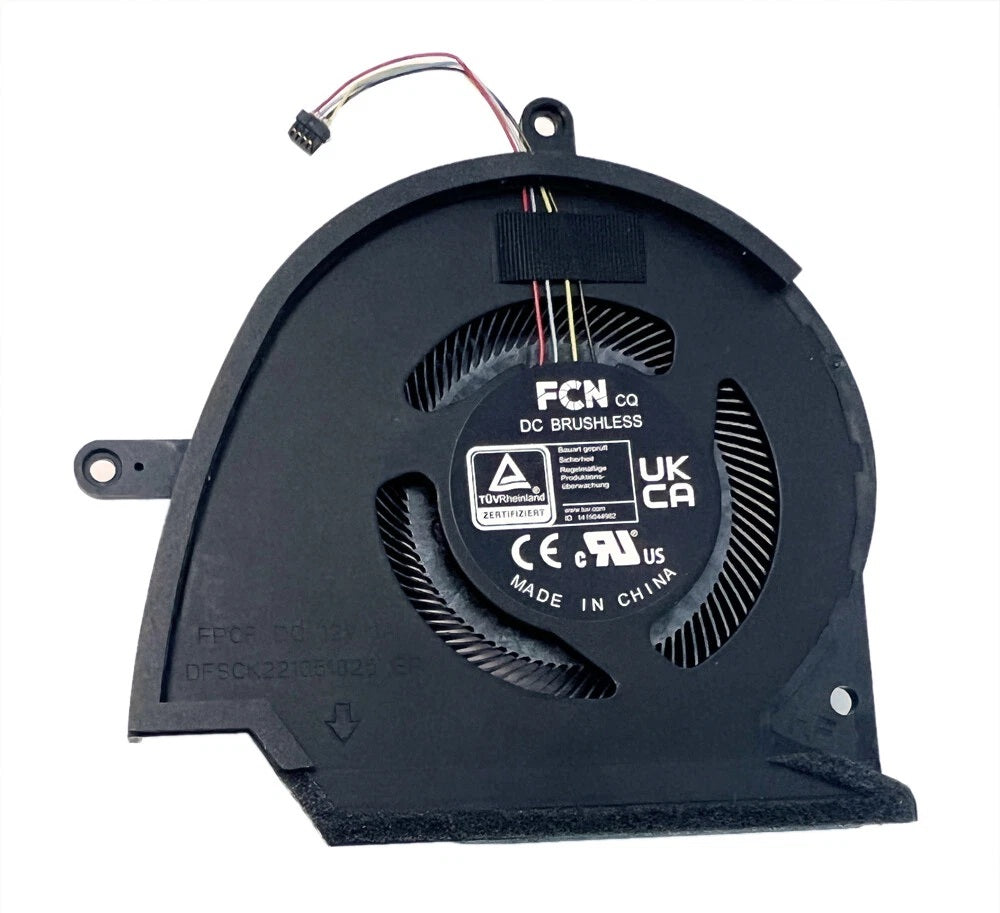 ASUS Laptop CPU Processor Cooling Fan for ROG Zephyrus Flow X16 GV601V GV601VI GV601VU GV601VV 13NR0AP0T02011 6033B0111201 DFSCK221051825 FPCF DQ5D567G007 New