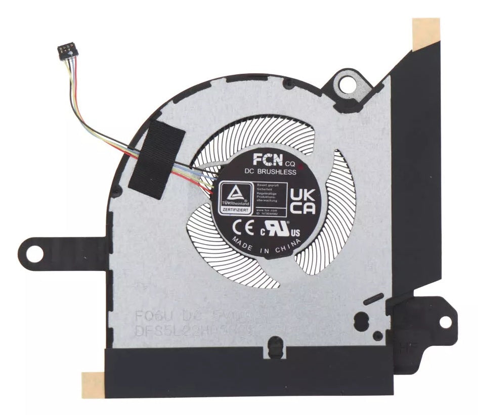 ASUS Laptop GPU Cooling Fan for ROG Flow X13 GV302XA GV302XI GV302XU GV302XV 13NR0EN0T05011 DFS5L22H05B858 FQ6U New Graphics VGA Video Cooling Fan DC5V