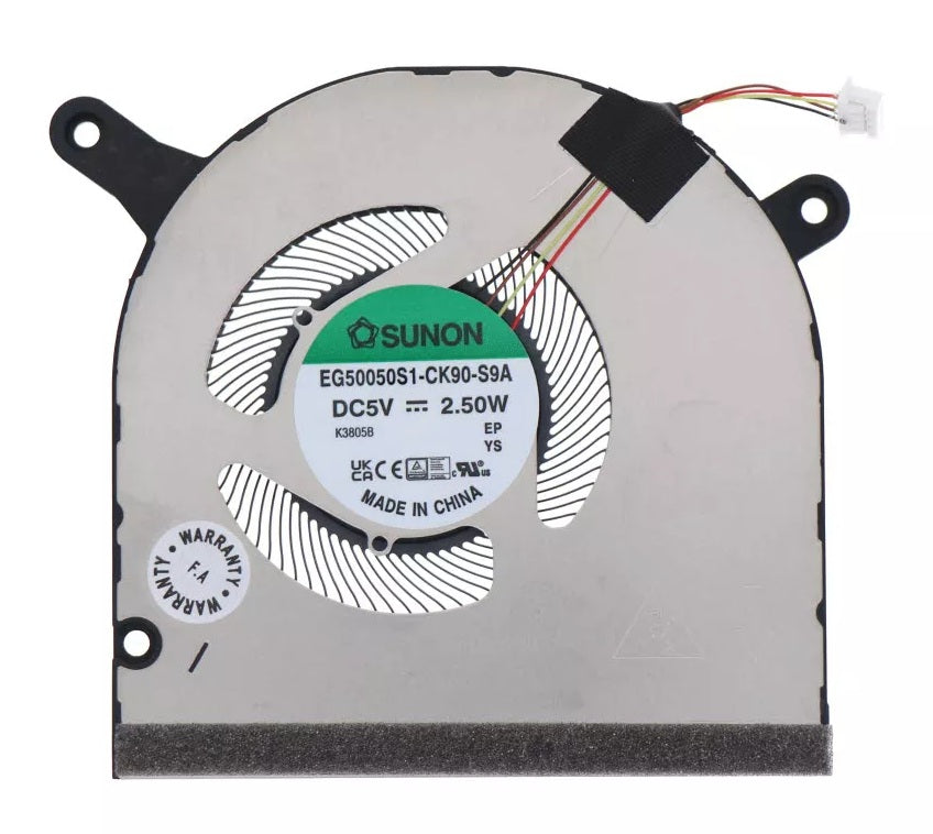 New Laptop CPU Processor Cooling Fan for ASUS ExpertBook B5 OLED B5602 B5602C B5602CBA B5602FBN 13NX05H0T05011 EG50050S1-CK90-S9A DC5V