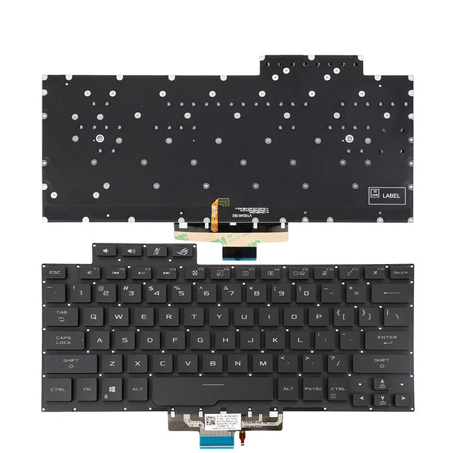 ASUS Laptop Keyboard US English Backlit for ROG Zephyrus G14 GA401 GA401I GA401IV GA401M GA401QM GA401U 0KNR0-2611US00 V192426BS1 8037B0169701 New