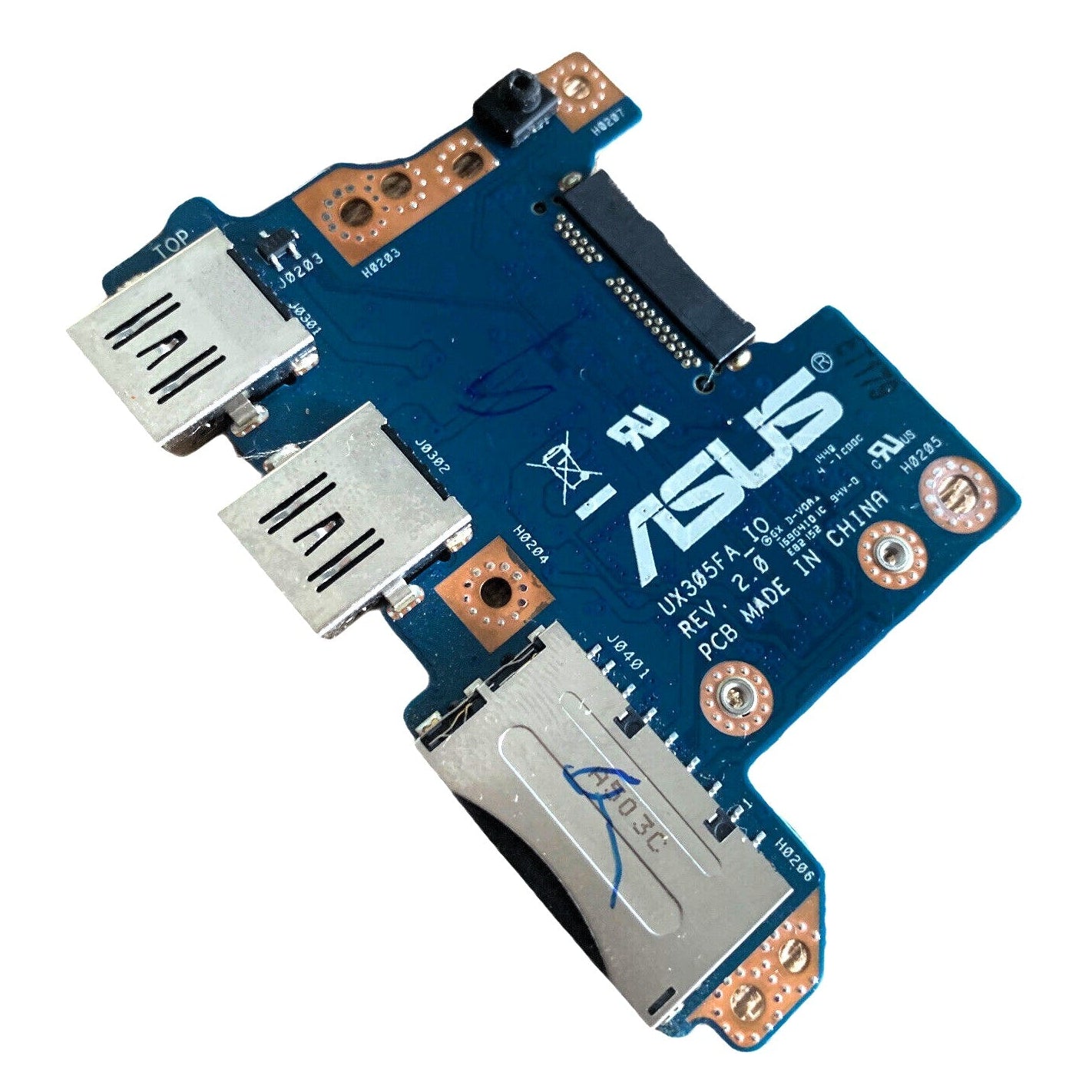New Laptop Hard Drive HDD SSD SATA IO Connector USB Card Reader Board for ASUS ZenBook U305C U305F UX305C UX305CA UX305F UX305FA 90NB0AA0-R10011 UX305CA_IO 60NB0AA0IO1010 Rev 1.0