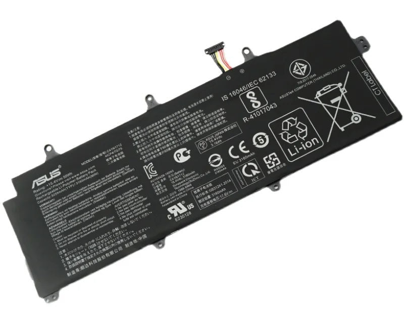 New Genuine Laptop Battery Pack for ASUS ROG Zephyrus GX501 GX501G GX501GI GX501VI GX501VIK GX501VS GX501VSK C41N1621 0B200-0238000 C41PKC5 Original 50Wh 15.4V