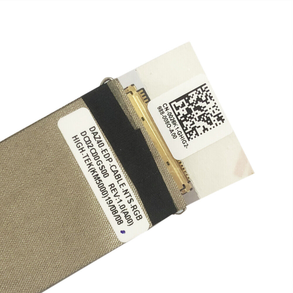 Dell Laptop LCD Display Cable for Latitude 7490 E7490 026K1 0026K1 DC02C00GS00 New LCD LED LVDS Video Screen Cable Non-Touch DAZ40 30-Pin