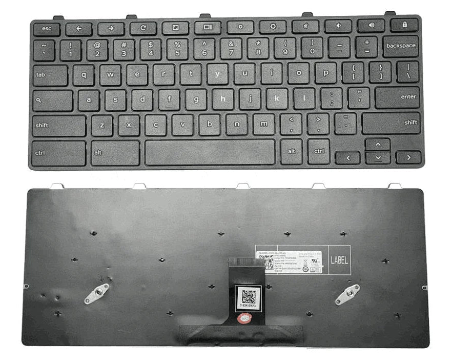 New Laptop US English Keyboard for Dell Chromebook 11 3100 3110 3400 5190 00D2DT PK132FG2A00 490.0EQ07.0L01 SG-92620-XUA 0D2DT