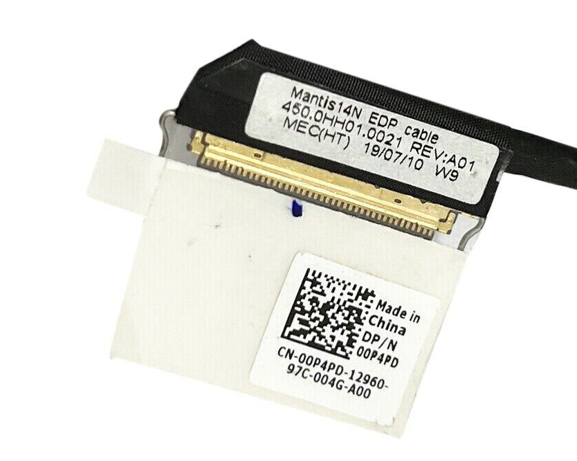 New Laptop LCD LED LVDS EDP Non-Touch Screen Display Video Flex Cable for Dell Inspiron 14 5490 5498 Vostro 5490 V5490 450.0HJ01.0011 450.0HJ01.0021 00P4PD 0P4PD Mantis 14N NTS