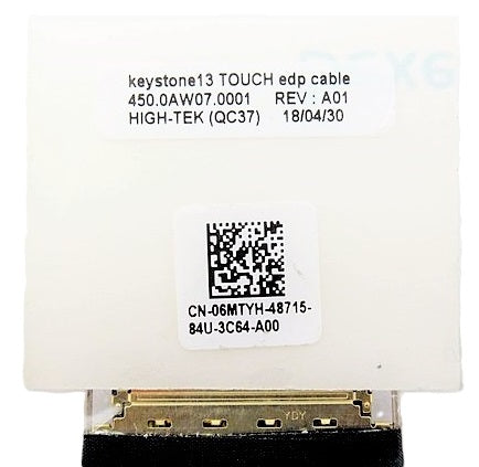 Dell Laptop LCD Video Cable for Chromebook 13 3380 13-3380 450.0AW07.0001 6MTYH 06MTYH New LCD LED EDP Display Touch Screen Video Cable KEYSTONE13