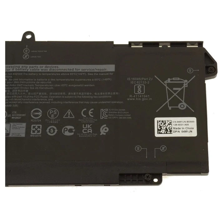 Dell Genuine Battery Pack 63Wh Latitude 5320 7320 7420 7520 2in1 7FMXV