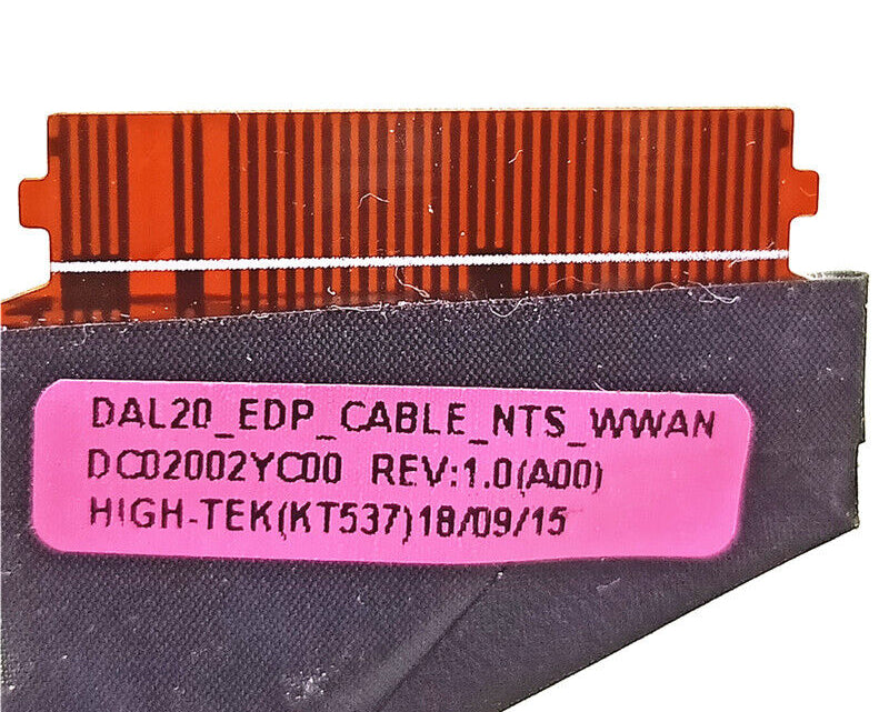 New Laptop LCD LED EDP Non-Touch Screen Display Video Cable for Dell Latitude 3590 E3590 86KN6 086KN6 DC02002YC00 DAL20 WWAN 30-Pin NTS