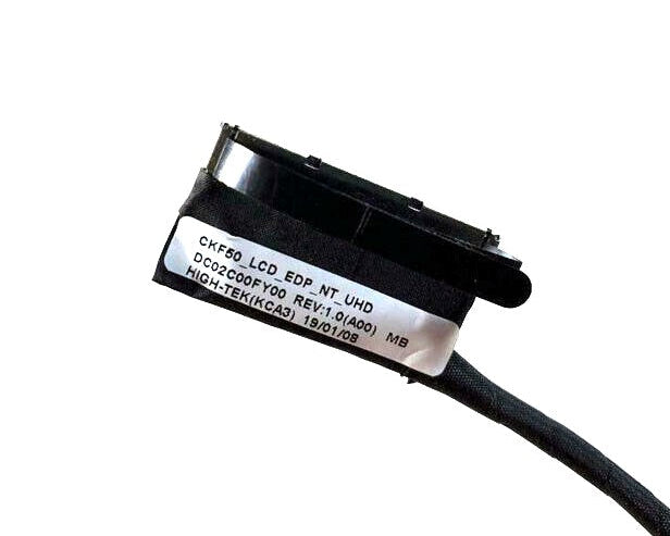 New Laptop LCD LED EDP Non-Touch Screen Display Video Cable for Dell Inspiron 15 G7 7570 7577 7587 7588 DC02C00FY00 08VWHF 8VWHF CKF50 4K UHD NT 40-Pin