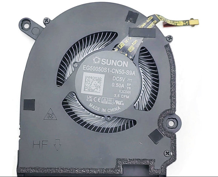 New Laptop CPU Processor Cooling Fan for Dell XPS 14 9440 91DY0-CPU 091DY0 EG50050S1-CN50-S9A ND65C43 DC5V UMA Only (Not DIS)