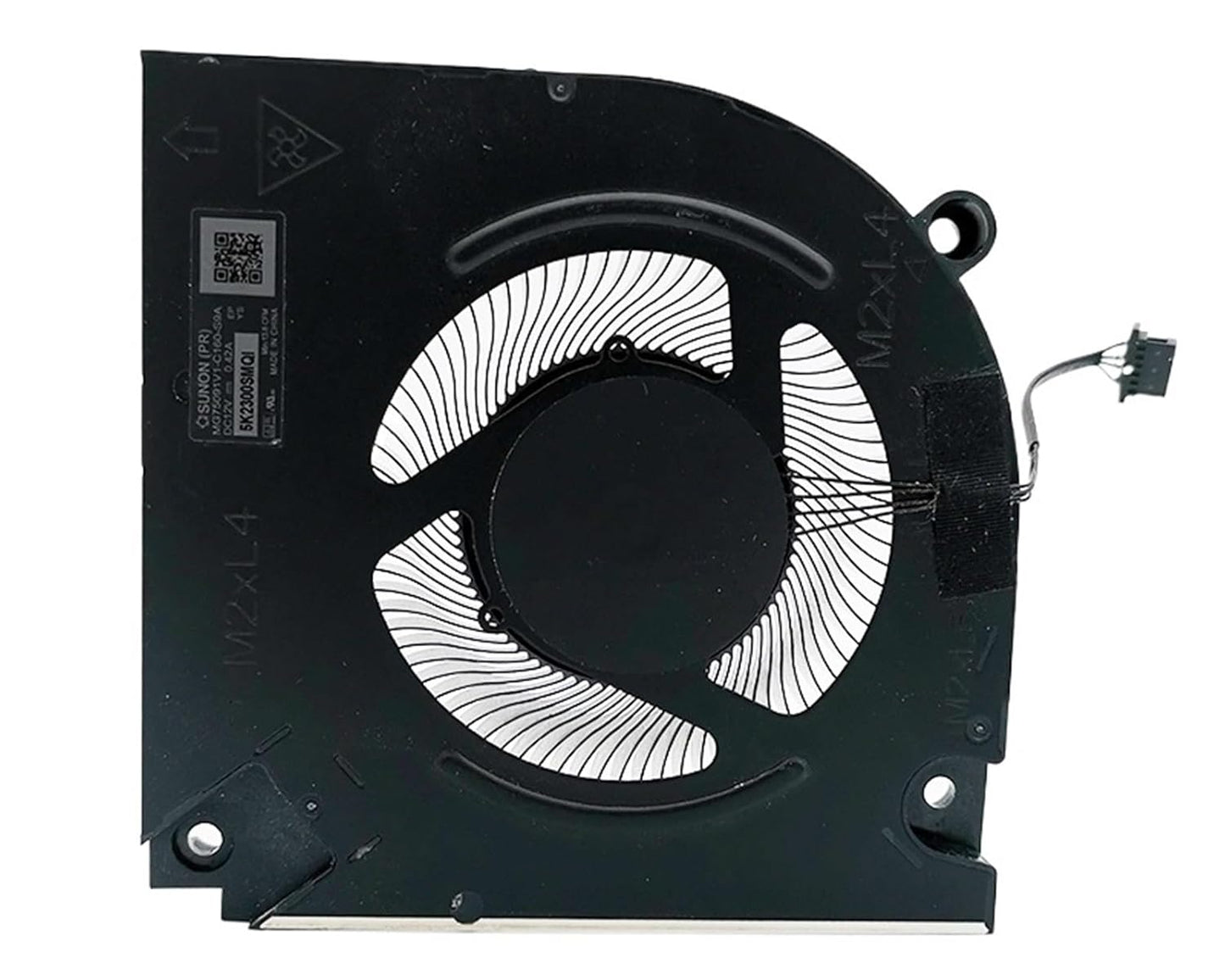 New Laptop Larger CPU Processor Cooling Fan for Dell Alienware M16 R1 M16R1 AWM16R1 ALWM16R1 MG75091V1-C160-S9A 7WCYX 07WCYX DC12V