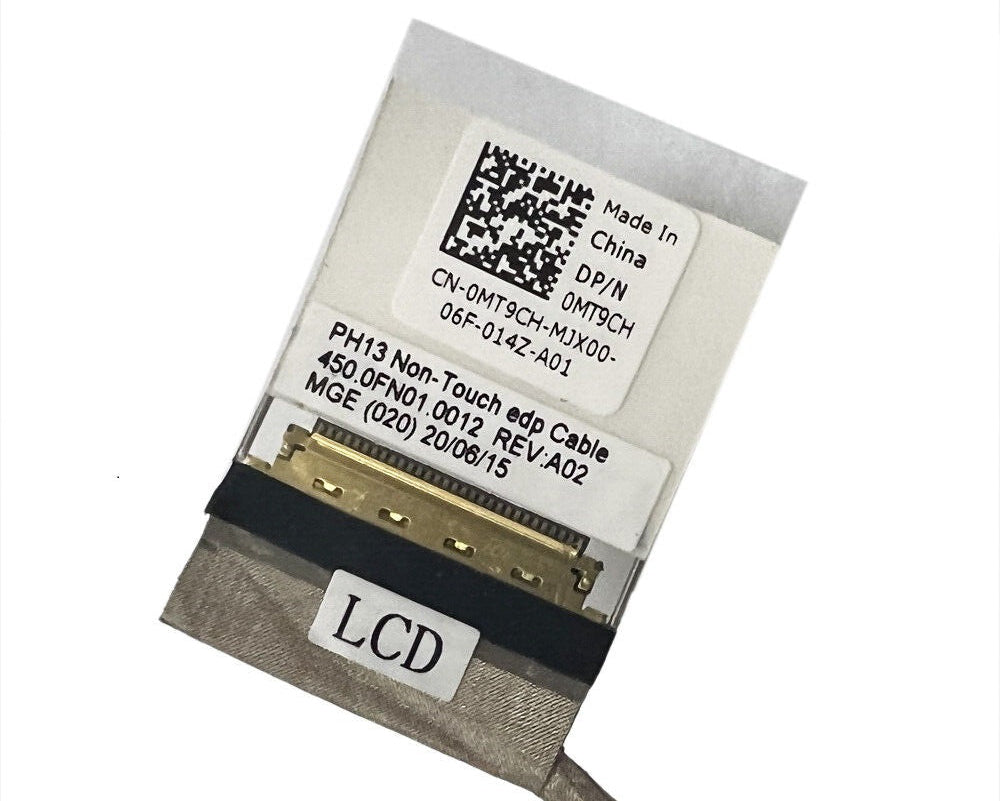 New Laptop LCD LED LVDS EDP Non-Touch Screen Display Video Cable for Dell Latitude 13 3300 3310 13-3300 13-3310 E3300 MT9CH 450.0FN01.0021 0MT9CH PH13 30Pin NTS