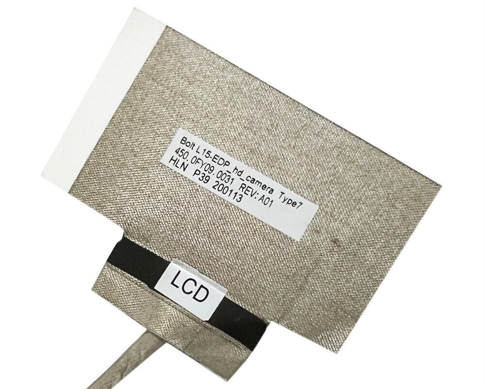 New Laptop LCD LED LVDS EDP Display Video Screen Cable for Dell Latitude 3500 E3500 P86F 450.0FY09.0031 PRTGM 0PRTGM HD Camera Bolt L15 30-Pin