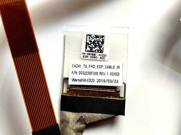 New Laptop LCD LED LVDS EDP Touch Screen Display Video IR Flex Cable for Dell Latitude 7389 7390 2-in-1 E7389 E7390 DC02C00FU00 0RF88C RF88C CAZ41 FHD TS