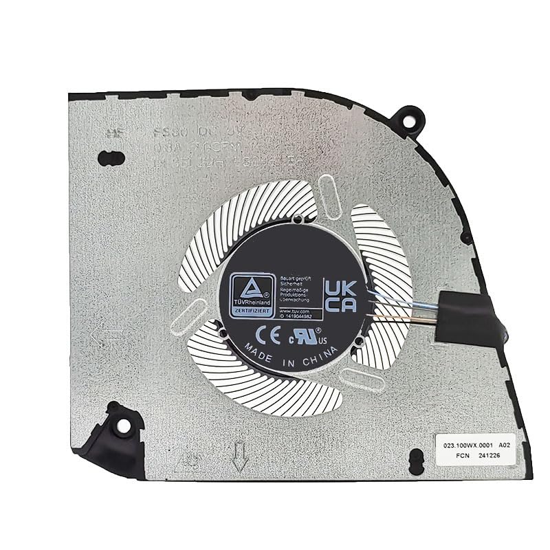 Dell Laptop CPU Cooling Fan for Inspiron 14 Plus 2024 14-7440 023.100U0.0001 023.100U0.0011 023.100WX.0001 BN7505SH-004P DFS5K22B15673H FQ73 WG5N2 0WG5N2 New
