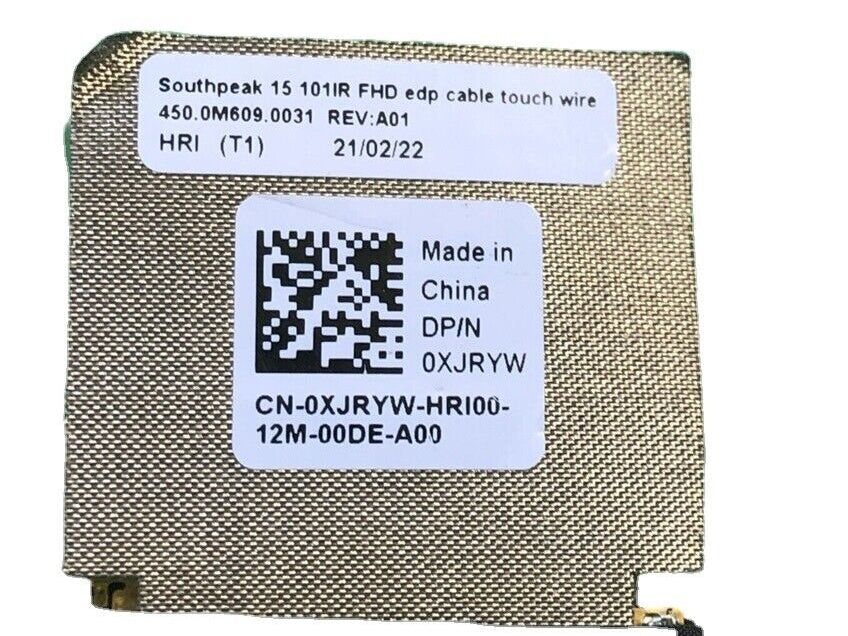 New Laptop LCD LED LVDS EDP Touch Screen Display Video IR Cable for Dell Latitude 3560 E3560 Precision 5520 M5520 XJRYW 0XJRYW 450.0M609.0022 FHD Southpeak 15
