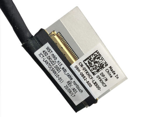 New Laptop LCD LED EDP Non-Touch Screen Display Video Cable for Dell Inspiron 15 5501 5502 5508 5509 Vostro 15 5501 450.0KU02.0001 0YKHCF YKHCF 30-Pin NTS