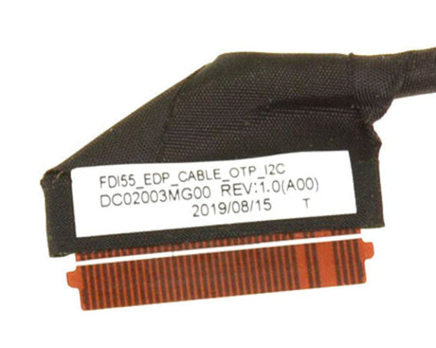 New Laptop LCD LED LVDS EDP Touch Screen Display Video Cable for Dell Inspiron 15 5593 5594 Vostro 3500 3501 0YNDYW YNDYW DC02003MG00 FDI55 OTP I2C 40-Pin TS