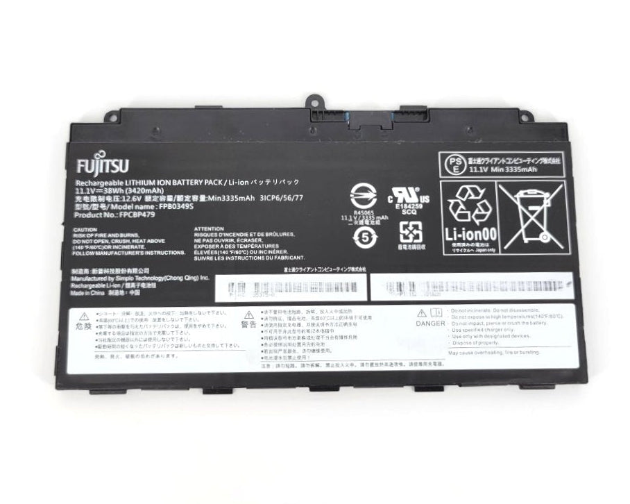 New Genuine Battery Pack for Fujitsu Stylistic Q616 Q665 Q738 Q739 FPCBP479 FPB0326S CP690859-01 CP700540-01 FPB0349S Original 38Wh 11.1V