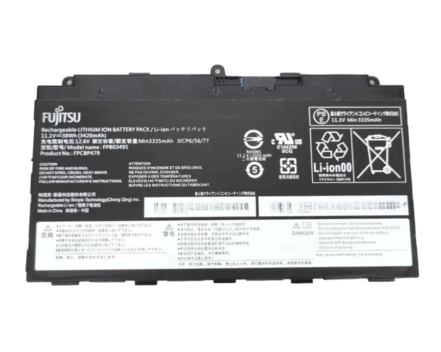 New Genuine Battery Pack for Fujitsu Stylistic Q616 Q665 Q738 Q739 FPCBP479 FPB0326S CP690859-01 CP700540-01 FPB0349S Original 38Wh 11.1V