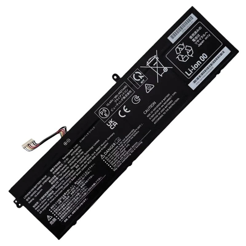 New Genuine Laptop Battery for Fujitsu LifeBook FMV UH-X 2022 2023 LifeBook U94/A UH90/H1 UH-X/H1 UH-X/G2 U94 UH90/G2 UH93/G2 WU-X/H1 WU-X/G2 WU-XX/G2 WU2/G2 WU2/H1 WU4/G2 WU4/H1 LifeBook U9312 U9312/J U9312/K U9313/M U9313/MW U9313/MX U9313/N U9313/NW U9313/NX U9313X U9313X/N U9413/MX LifeBook FMV UH-X FPC02679LK FMVU90G2BN FMVWG2U27L FPC02586LK FPC02680LK FPB0367S FPCBP596 FPCBP600 CP816349-01 CP842140-01 CP826970 41CP5/57/79 Original Battery Pack 15.4V 64Wh 4196mAh