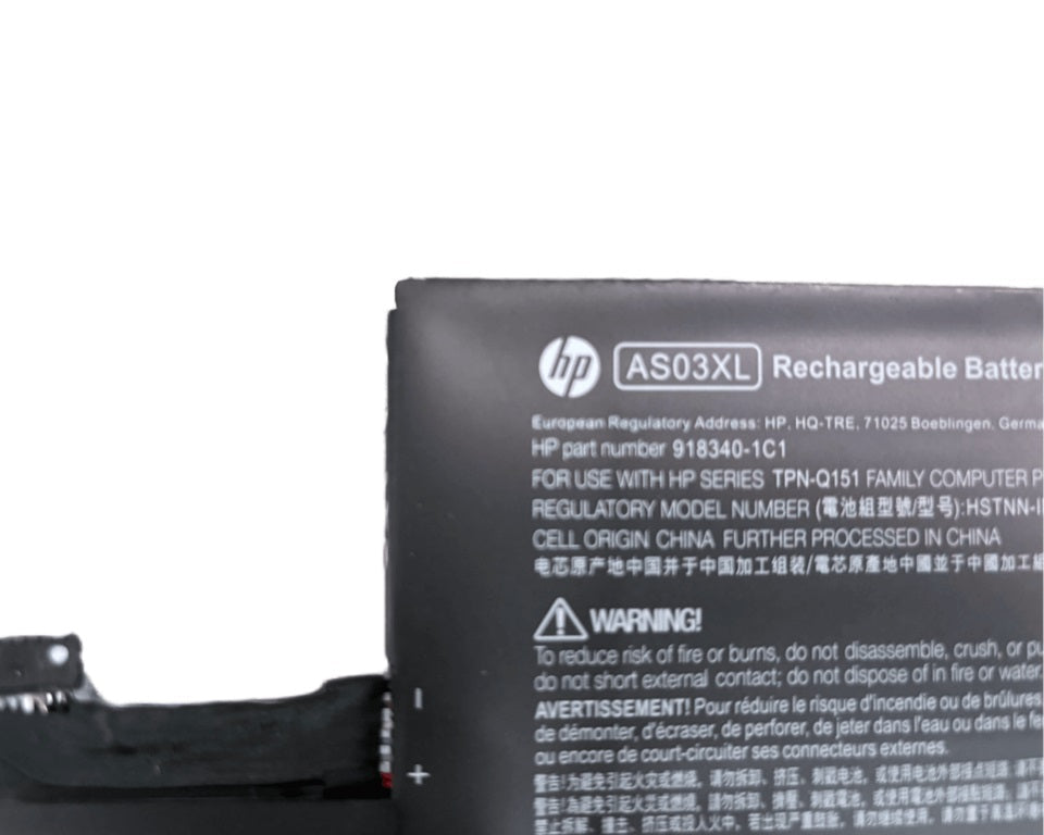 New Genuine OEM Battery Pack for HP Chromebook 11 G5 EE 11G5 EE 11G5EE 11G5EE TPN-Q151 HSTNN-DB7Z HSTNN-IB7W 918340-1C1 918340-171 918669-855 AS03XL 95Wh 11.1V