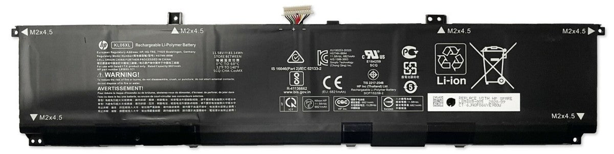 New Genuine Laptop Battery Pack for HP Envy 15-EP 15-EP0000NS 15-EP0000NU 15-EP0000NW 15-EP0001NIA 15-EP0001NK 15-EP0001NL 15-EP0001NQ 15-EP0001NS 15-EP0003NQ 15-EP0004NV 15-EP0004UR 15-EP0004NF 15-EP0004TX 15-EP0004NQ 15-EP0005NP 15-EP0005NL 15-EP0005UR 15-EP0005NP 15-EP0005TX 15-EP0006NM 15-EP0006TX 15-EP0007NM 15-EP0007TX 15-EP0010CA 15-EP0008TX 15-EP0008NS 15-EP0009NP 15-EP0010NR 15-EP0010NM 15-EP0016NB 15-EP0011NQ 15-EP0013N 15-EP0013NQ 15-EP0016UR 15-EP0016NW 15-EP0019NW 15-EP0017NB 15-EP0022UR 15-EP0