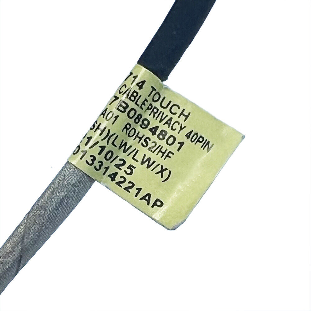 HP Laptop LCD Touch Screen Cable for EliteBook 745 840 G5 745G5 840G5 Zbook 14U G5 14UG5 6017B0894801 L23246-001 New LCD LED LVDS EDP Display Video Cable PS1714 40-Pin