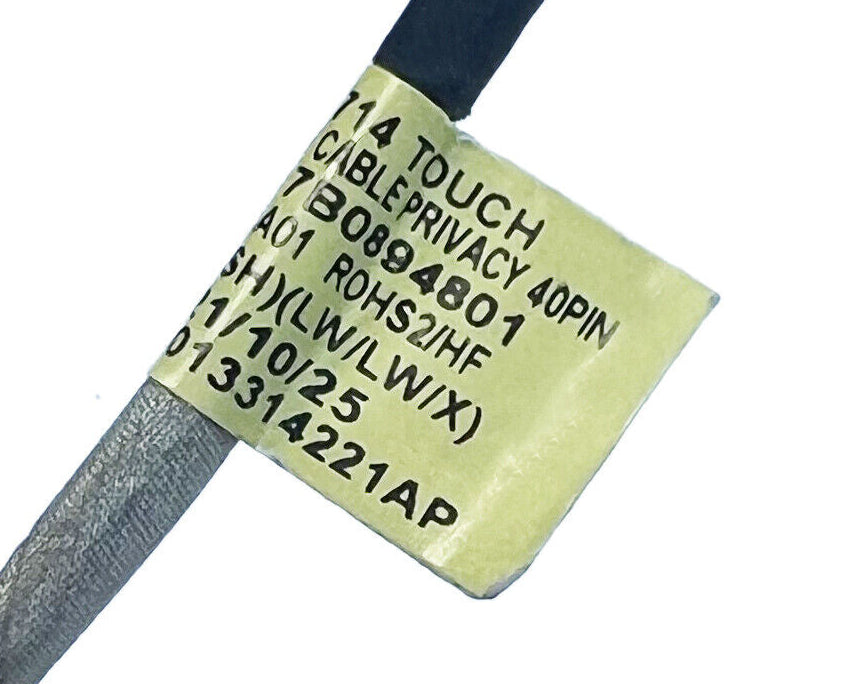 New Laptop LCD LED LVDS EDP Touch Screen Display Video Cable for HP EliteBook 745 840 G5 745G5 840G5 ZBook 14U G5 14UG5 6017B0894801 L23246-001 PS1714 40-Pin TS