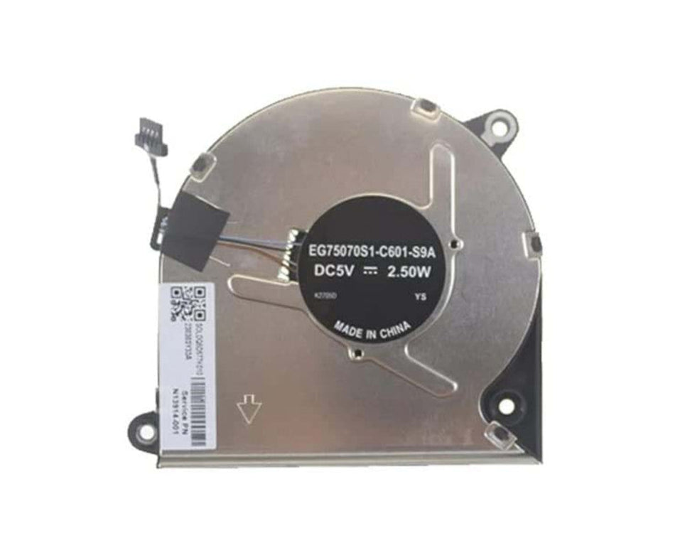 New Laptop CPU Cooling Fan for HP ZBook Power G7 G8 G9 Mobile Workstation Zhan99 G3I HSN-Q26C HSN-Q36C N13914-001 EG75070S1-C601-S9A N06900-001 CPU Processor Cooling Fan DC5V