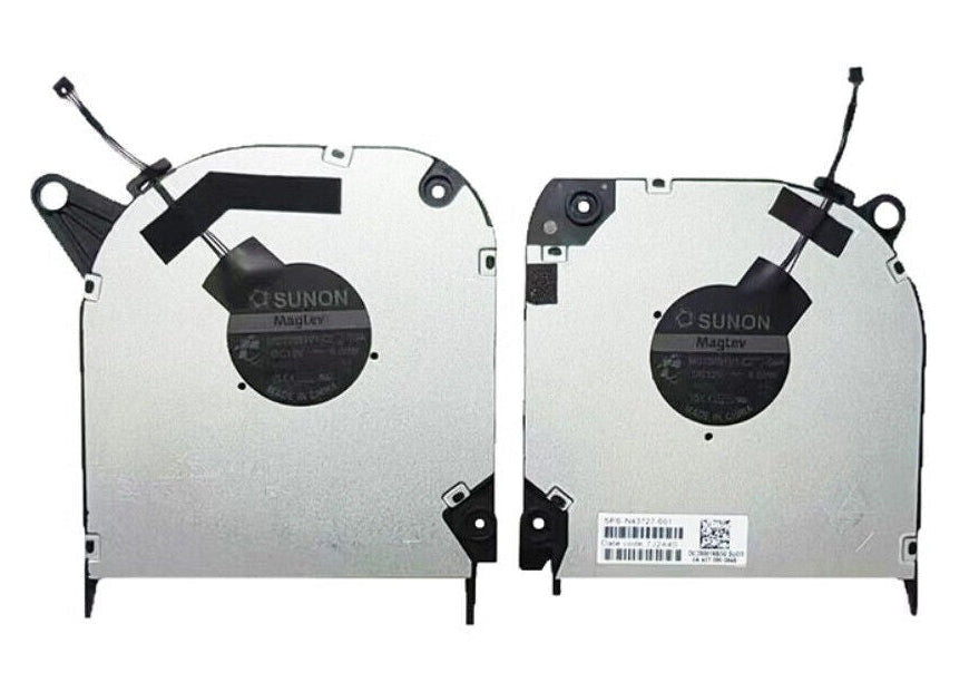 New Laptop CPU GPU Cooling Fans for HP Omen 9 Slim 16-U TPN-C167 Cooling Fans ND8CC17-22H13 ND8CC17-22H14 MG75091V1-C200-S9A MG75091V1-C210-S9A DC2800148S0 80W