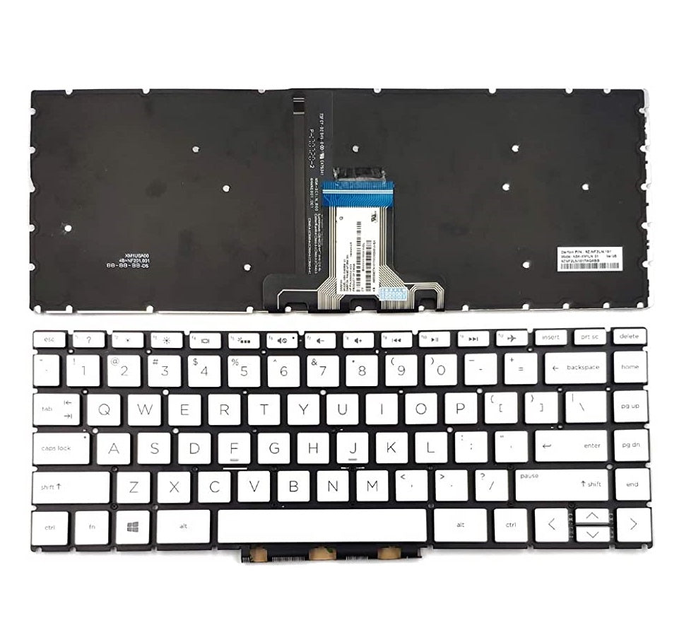 HP Laptop Keyboard US English Backlit No Cover/Frame for Pavilion x360 14-BA 14-BF 14-BS 14-BW 14-CC 14-CD 14-CE 14-CF 14-CK 14-CM 14-CS 14-CY 14-DA 14-DF 14-DG 14-DK 14T-BA 14T-CD 14M-BA 14M-CD 14M-DH L15909-001 L18955-001 L22409-001 NSK-XM3BW New