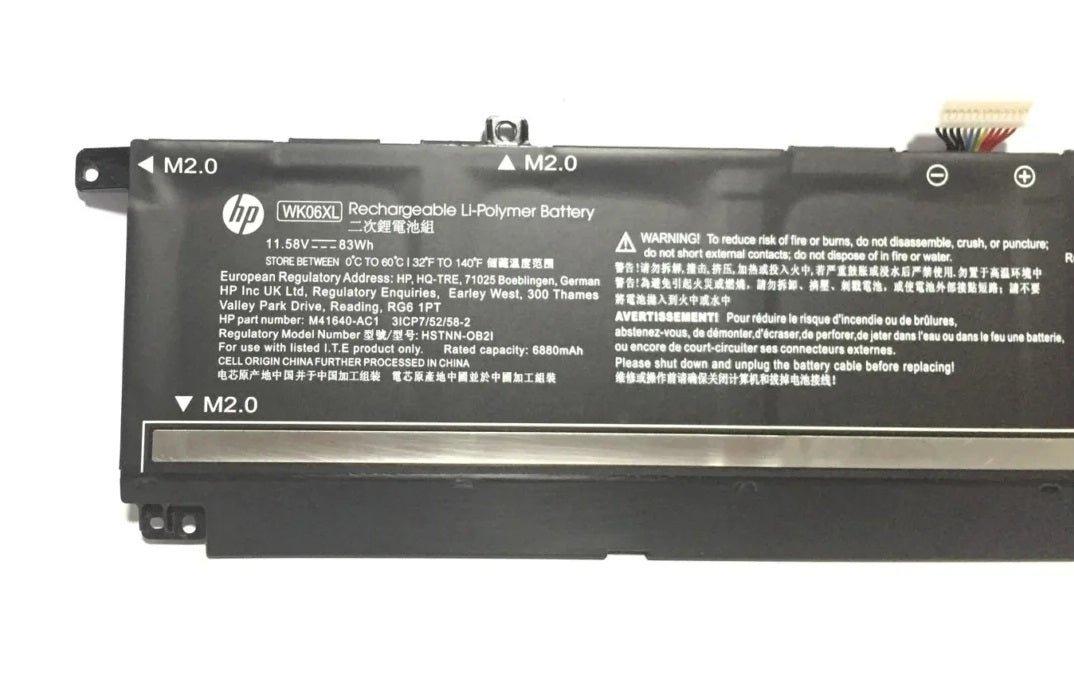 HP Battery - Omen 16-K 16-N 16-WD 16-WF 16-XD 16-XF 17-CK 17-CP WK06XL
