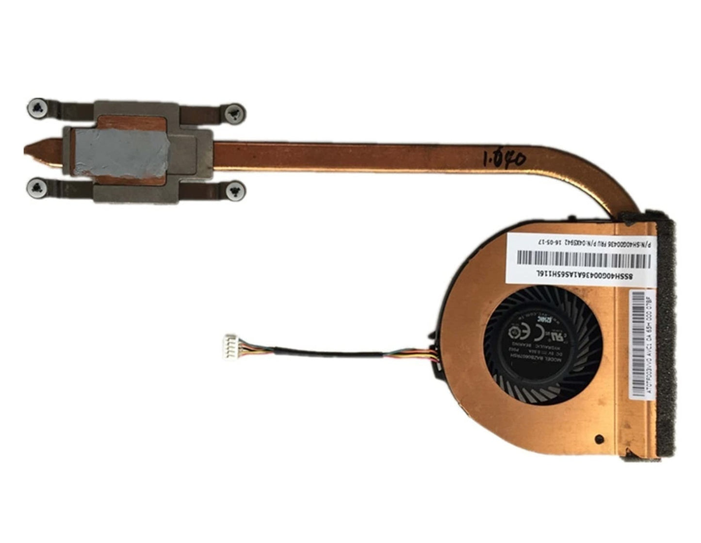 Lenovo CPU Cooling Fan with Heatsink for ThinkPad T450 T450i - 00HT597