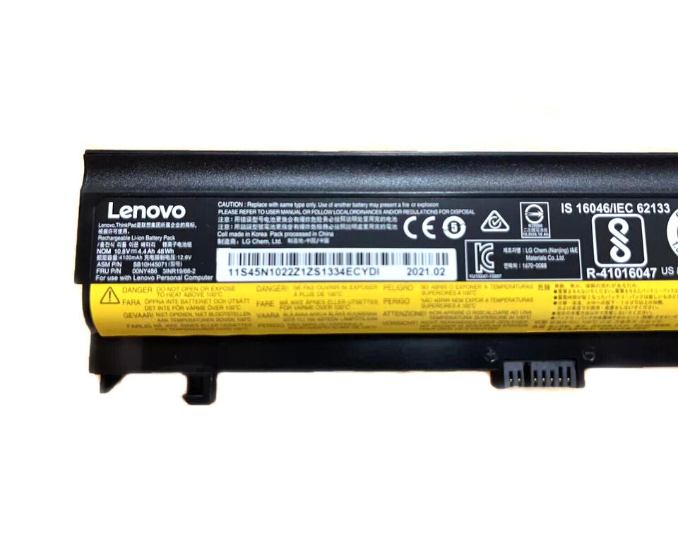 New Genuine Laptop Battery Pack for Lenovo ThinkPad L560 20F1 20F2 L570 20J8 20J9 20JR 00NY488 SB10H45071 SB10H45073 SB10H45074 00NY488 00NY486 Original 48Wh