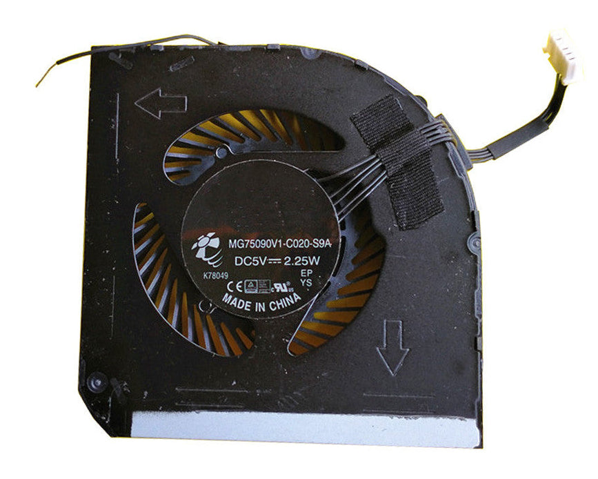New Laptop GPU Cooling Fan for Lenovo ThinkPad P50 20EN 20EQ P51 20HH 20HJ 20MM 20MN 00NY520 00NY521 00UR800 MG75090V1-C020-S9A Graphics VGA Video Cooling Fan DC5V