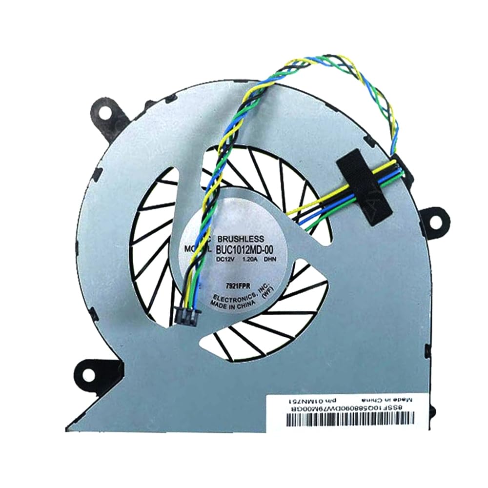 Lenovo Computer CPU Cooling Fan for AIO IdeaCentre A540-24API A540-24ICB A540-27ICB 3-24ITL6 3-27ITL6 5-24ALC6 5-27IOB6 Aspire Z24-890 Z24-891 Desktop PC VZ6694G 23.BCBD1.001 BUC1012MD-00 BAZA1018R2U-P001 023.100DS.0001 DLT023100DS0001 01MN751 New